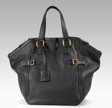 The Look For Less: Black Yves Saint Laurent Downtown Tote 